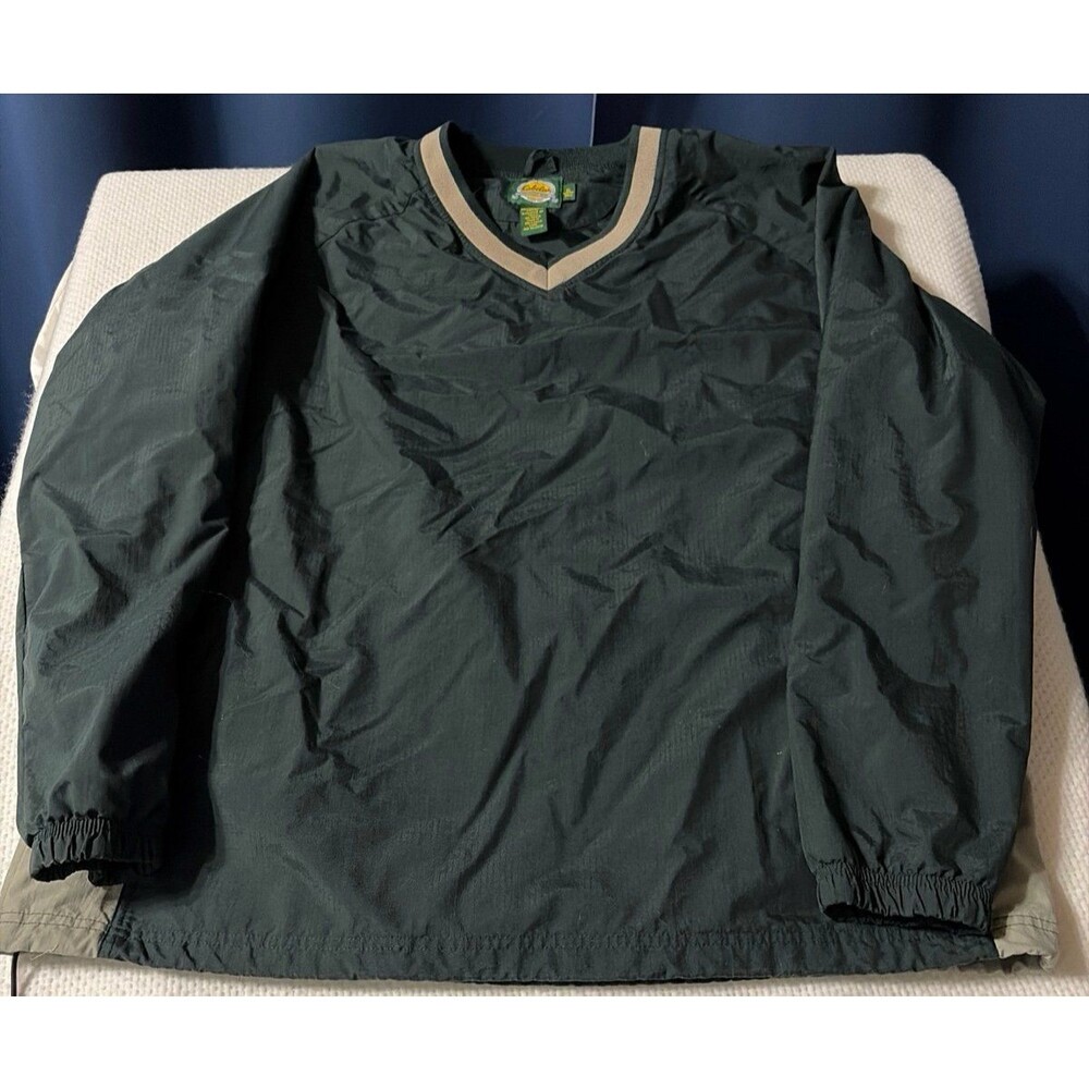 Vintage Cabela's Outdoor Gear V-Neck Pullover Windbreaker Jacket XL tall